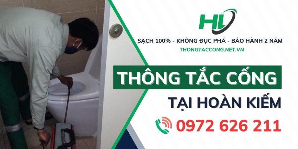 Thông tắc cống tại Hoàn Kiếm uy tín