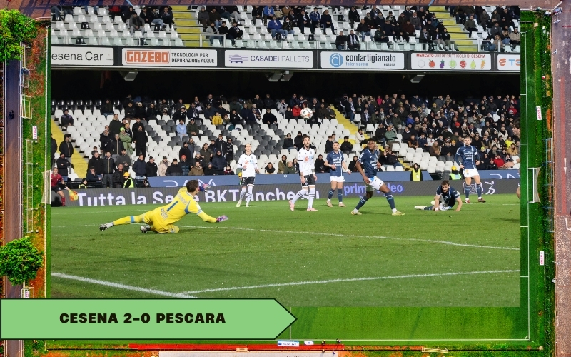 Cesena 2-0 Pescara